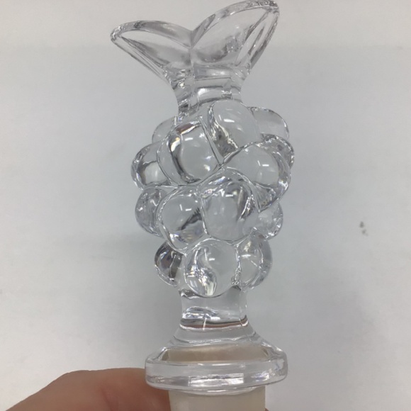 NEW Mikasa Diamond Fire Crystal Wine Coaster & Stopper Set - Picture 6 of 10